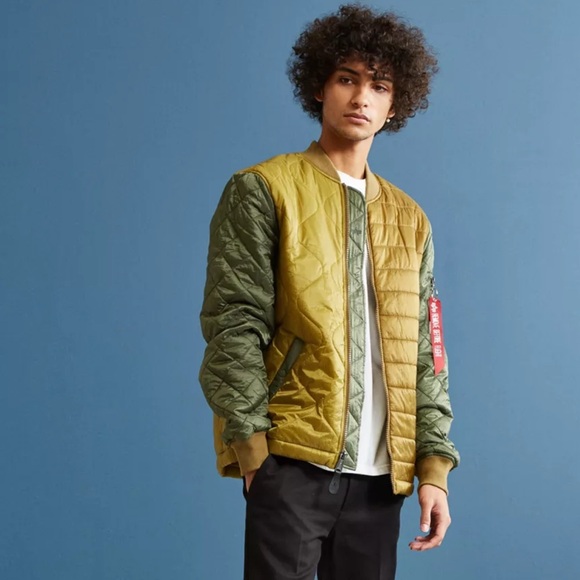 Alpha Industries Unisex Ally Bomber Jacket Size S - Picture 2 of 16